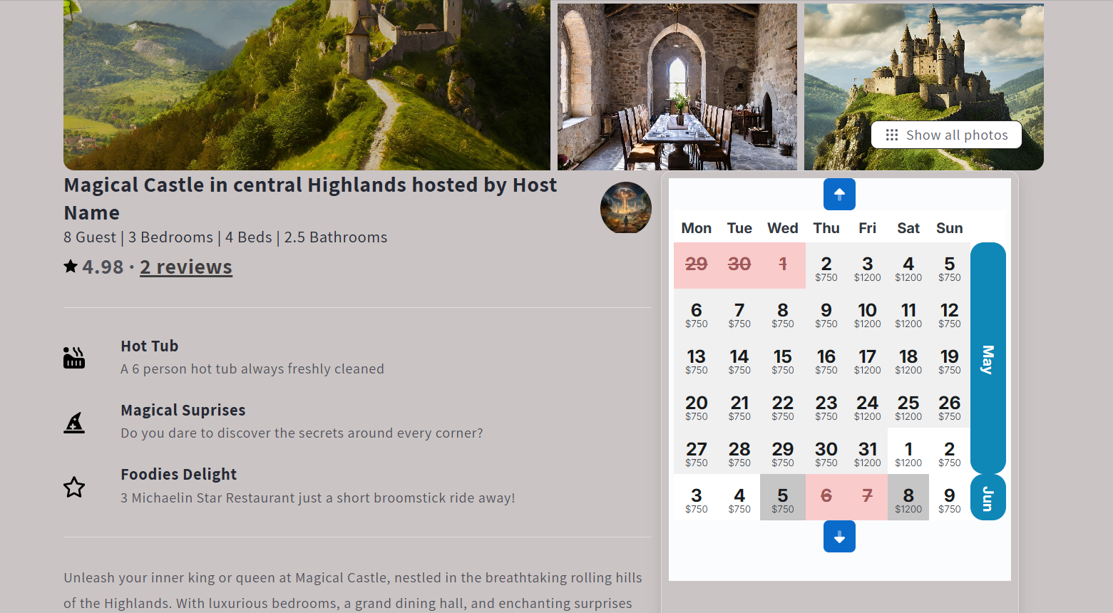Boolky Calendar Widget Bookly